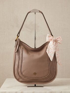 orYANY Madelyn Pebbled Leather Hobo Shoulder Bag